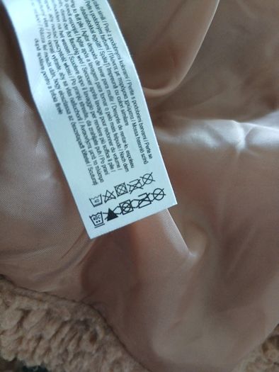 Pale Brown Furry Jacket (Fits up to size 16)
