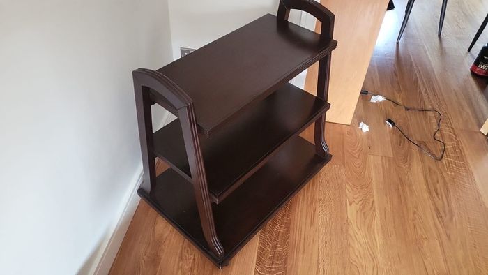 wooden trolley