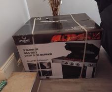 Phoenix 3 And 1 Burner Gas BBQ Black