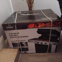 Phoenix 3 And 1 Burner Gas BBQ Black