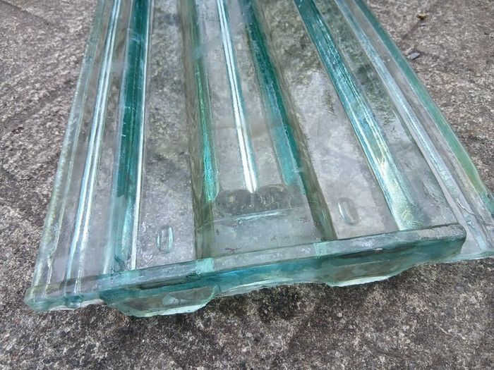 Glass roof tiled