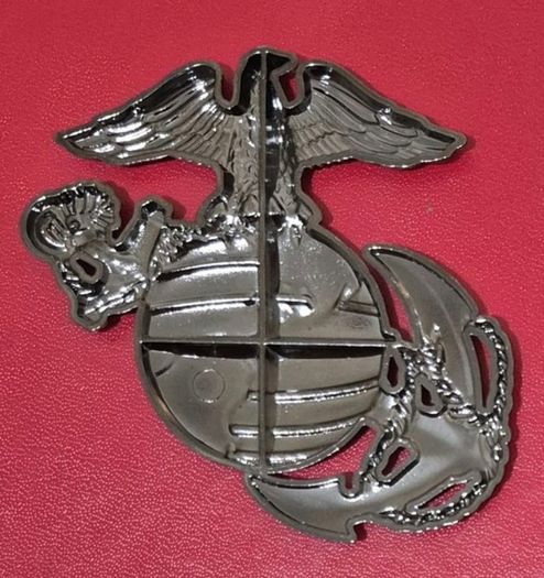 Metal United States Marine corp badge .