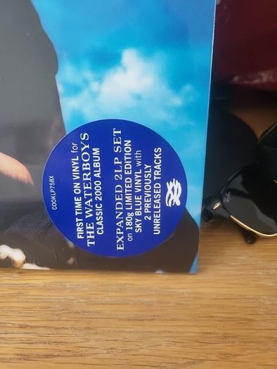 THE WATERBOYS a rock in the weary land 2 blue vinyl