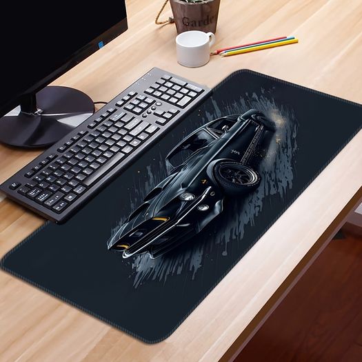 Extended Gaming Mouse Pad Mat - Classic Car Design, Non-Slip Rubber Base, Free viewing