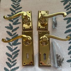 Brass door handles