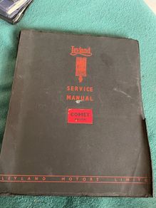 Four Vintage Leyland Truck Service Manuals