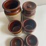 Selection of stoneware jars and condiment holders Image 5
