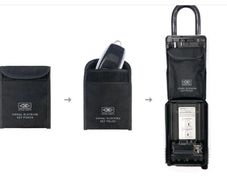 Ocean and Earth Key Signal Blocking Key Pouch