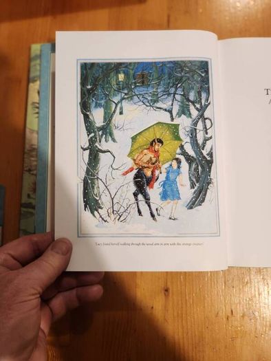The Chronicals Of Narnia Compilation.  2 Books In Presentation Folder. Large Volume Hardback In Very Good Condition.