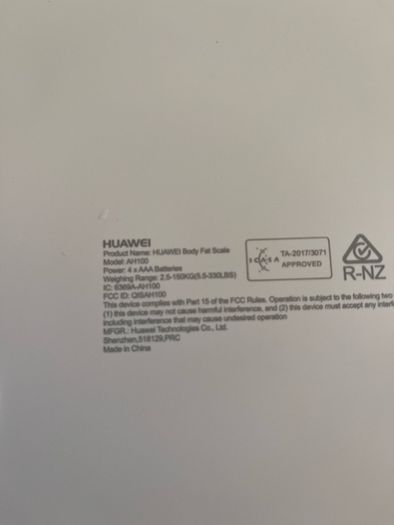 Huawei Body Fat Smart Scale