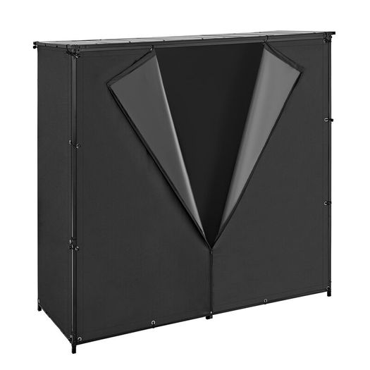 Outdoor Firewood Rack with Waterproof Cover
