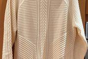 Cream Heavy Cotton Mix Jumper by Banana Republic