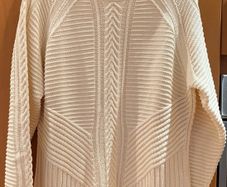 Cream Heavy Cotton Mix Jumper by Banana Republic