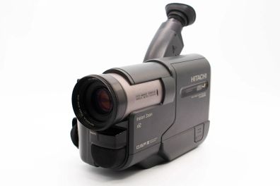 Hitachi VM-E120E 8mm Analog Video Handycam Camcorder Camera (Working with the Power Supply Only)