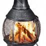 Cast Iron Chiminea Patio Heater Image 9