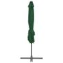 Outdoor Umbrella with Portable Base Green Image 4