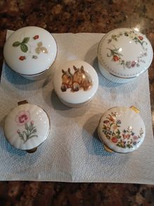 Trinket Boxes x 5