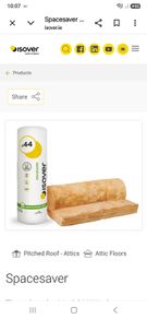 attic ,joist insulation 6 and,a half rolls