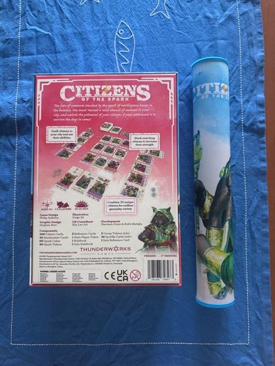 Citizens of the Spark Kickstarter Edition + Exclusive Playmat Like New