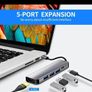Rankman 5 in 1 Type C Thunderbolt 3 to HDMI-compatible 4K USB C 3.0 Adapter for MacBook Samsung S21 Dex Huawei P30 Xiaomi 10 PS5 TV Image 2