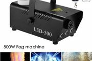 LED 500W Smoke Machine Fog Mist with Wireless RC Effect Colorful Stage Light Party Show Remote Multicolor Baby Shower