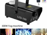 main image for ad LED 500W Smoke Machine Fog Mist with Wireless RC Effect Colorful Stage Light Party Show Remote Multicolor Baby Shower