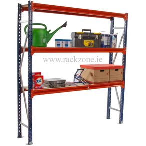 5 BAYS Longspan 3 Shelves Metal 5 BAY Shelving (FREE DELIVERY) for Residential, Commercial and Industrial