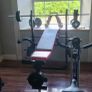 Adjustable weight bench & weights Image 2