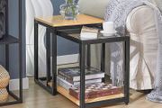 2 Pcs Nesting Table Set