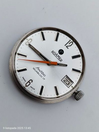 Vintage ROAMER Anfibio Incabloc  17 men's watch