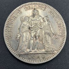 French 1876 5 franks
