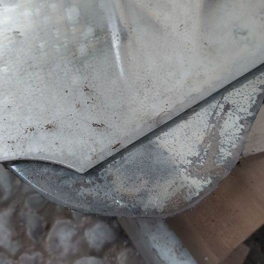 2 pieces of antique mirrored glass