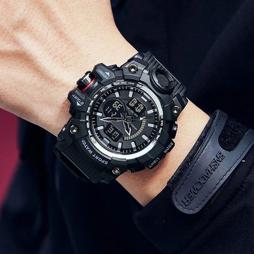 Brand New findtime Men's Digital Watch Sports Watches Military Black Wristwatch Boys,5ATM Waterproof