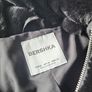 cropped black fluffy/velvet jacket Image 2