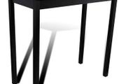 Bar Table MDF Black 115x55x107 cm