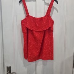 Bnwt ICHI Orange Top Size Small( please read)