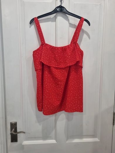 Bnwt ICHI Orange Top Size Small( please read)