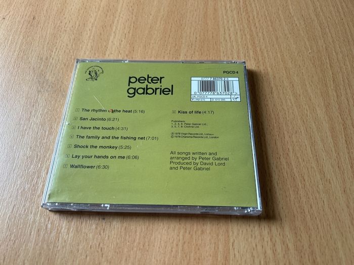 Peter Gabriel - PGCD 4