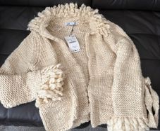 ZARA Chunky Knit Cardigan. Size S.