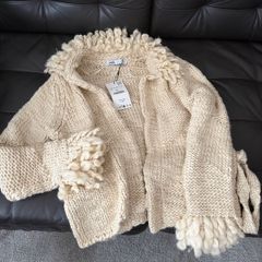 ZARA Chunky Knit Cardigan. Size S.