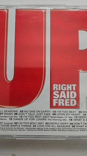 Right Said Fred - Up. CD + DVD.