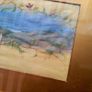 Antique french painting on silk Image 4