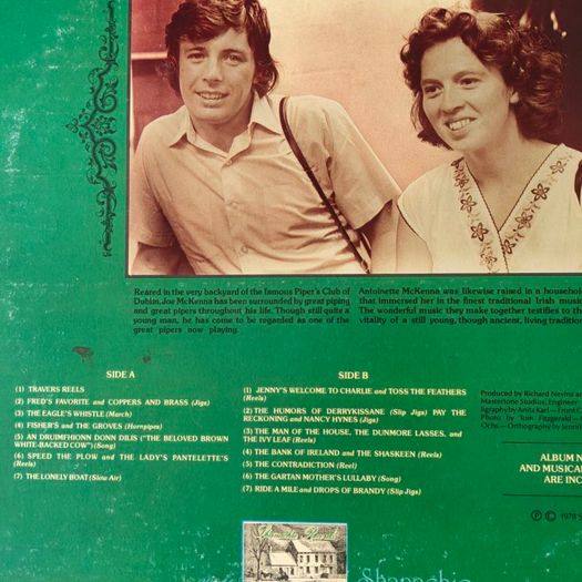 Irish Piper and piping 3 x LPs, Davy Spillane, Joe and Antoinette Mc Kenna, Willy Clancy etc, Irish Trad folk