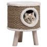 Cat House with Wooden Legs 41 cm Seagrass Image 2