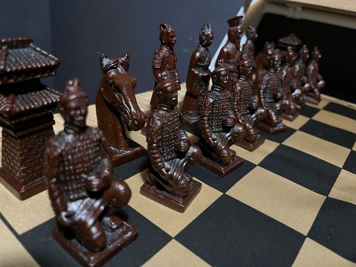 Chinese Terracotta Warriors Chess Set