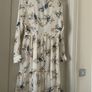 Brand new summer white floral midi dress Image 8