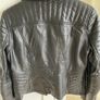 Leather Biker jacket - Women UK 10/ BLACK Image 2