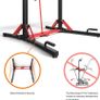 Power Tower Pull Up Bar Station&Assistance Machine,Multi-Function Adjustable Height Foldable Dip Station for Home Gym Workout, Heavy Duty Strength Training Fitness Equipment 360/400/600LBS Image 6