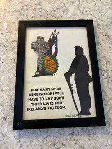 Long Kesh Framed Drawing 1987