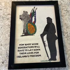 Long Kesh Framed Drawing 1987